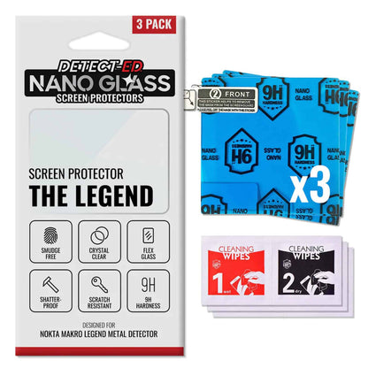 Detect-Ed Nano Glass Screen Protector for the Nokta Legend Metal Detector