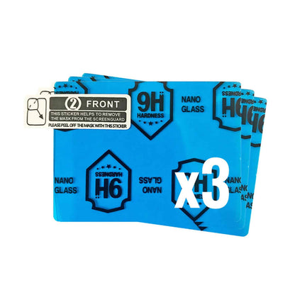 Three Detect-Ed Nano Glass screen protectors for XP Deus II