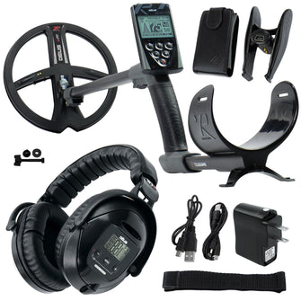 XP Deus Metal Detector with Full Sized WS5 Headphones, Remote and 9” X35 Search Coil