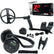 XP Deus wireless metal detector with WS4 backphone headphones, 11-inch X35 waterproof coil, and collapsible S-telescopic stem