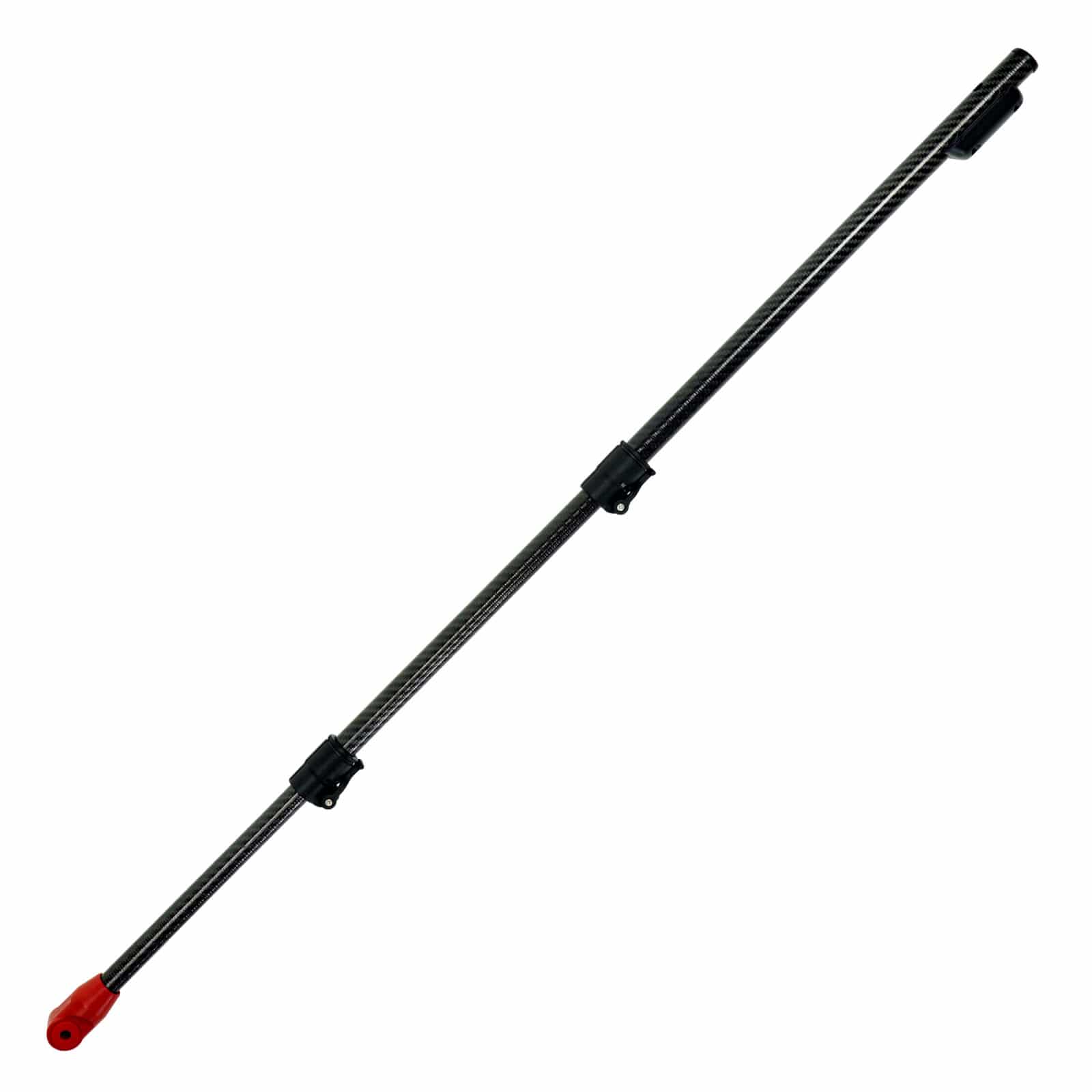 Tele-Knox Detecting Innovations Telescopic Black Carbon Shaft for Minelab Equinox Detector - Short (18")