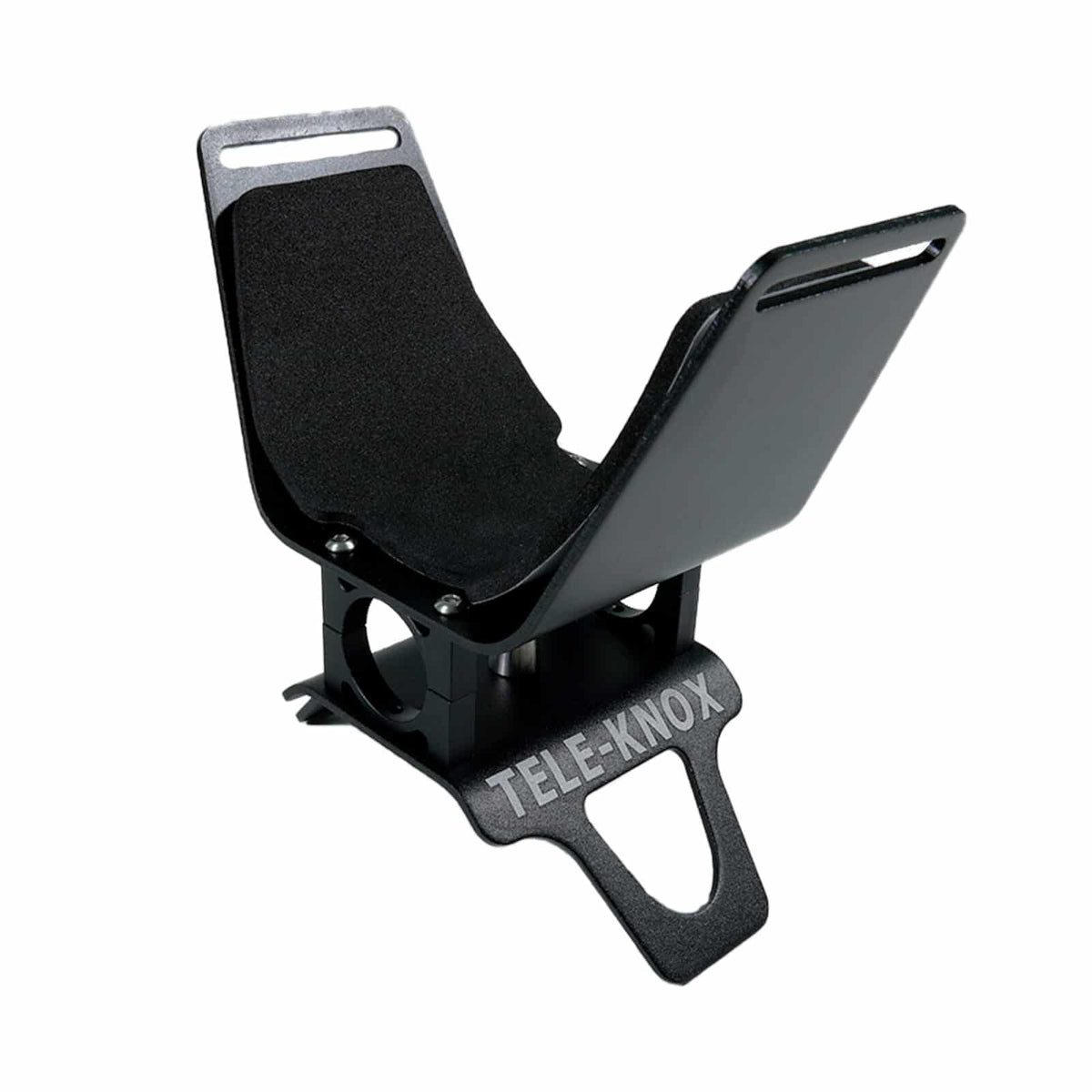 Black Tele-Knox Detector Armcuff for the Equinox 600 and 800 on a white background