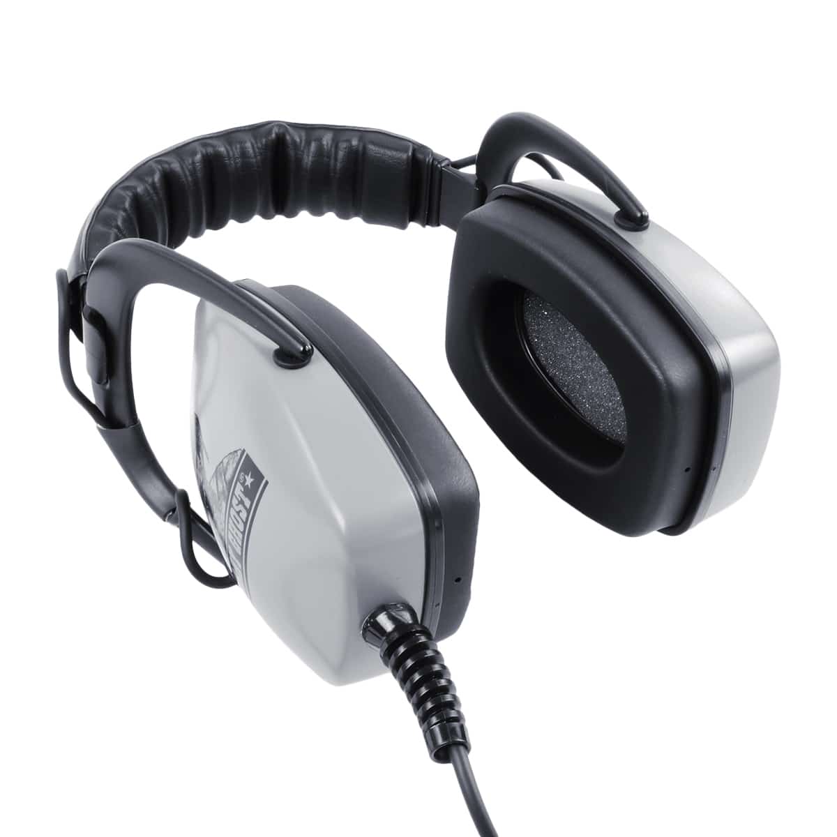 DetectorPro Gray Ghost Deep Woods Headphones with 1/4" Angle Plug