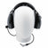 DetectorPro Original Gray Ghost Platinum headphones front view with coiled cable and 1/4 inch angle plug