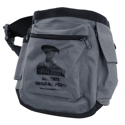 Detector Pro Gray Ghost Ultimate Catch All Pouch with reinforced opening and mesh bottom