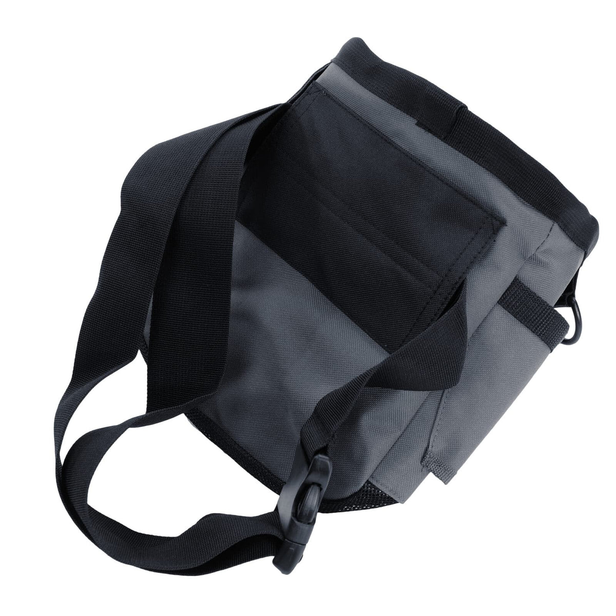 Rear view of the Gray Ghost Ultimate Catch All Pouch showing the belt loops and buckle