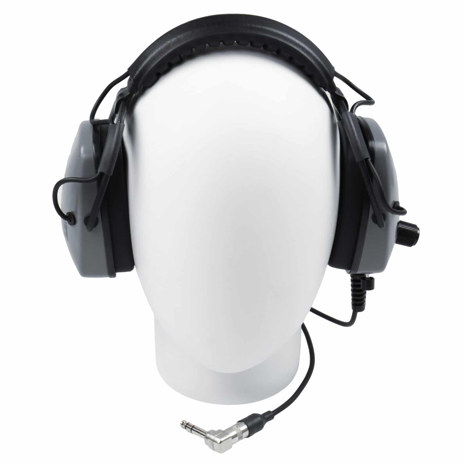 DetectorPro Ultimate Gray Ghost Platinum Series Headphones with 1/4" Angle Plug