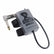 Gray Ghost Wireless transmitter with hook-and-loop straps and right-angle 1/4 inch plug