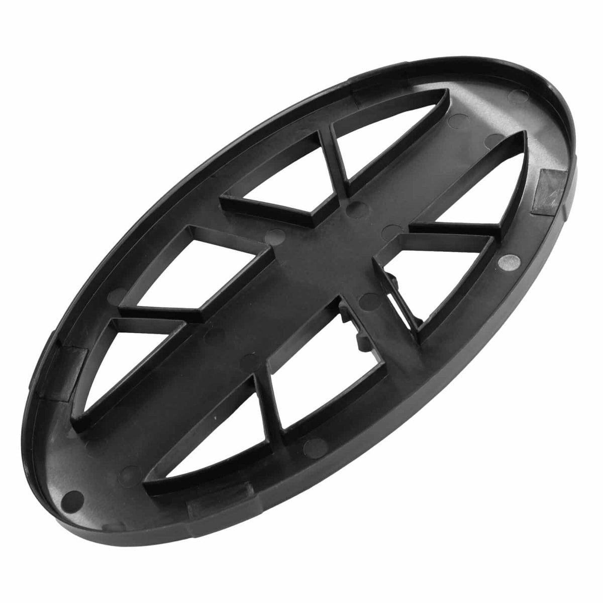 XP Deus elliptical coil cover showing durable protective material construction