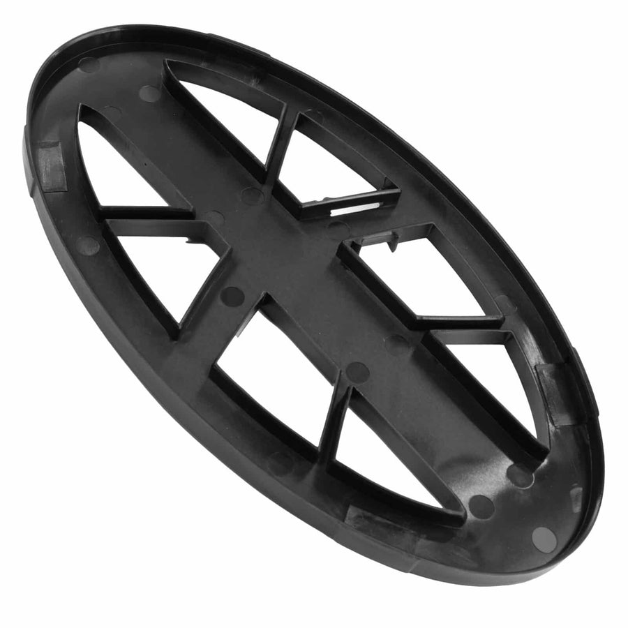 XP metal detector coil cover demonstrating perfect fit on elliptical coil
