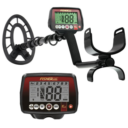 Fisher F44 Metal Detector with 11" Concentric Elliptical Waterproof Search Coil (Open Box)