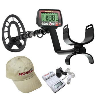 Fisher F44 with Cap and Battery Charger