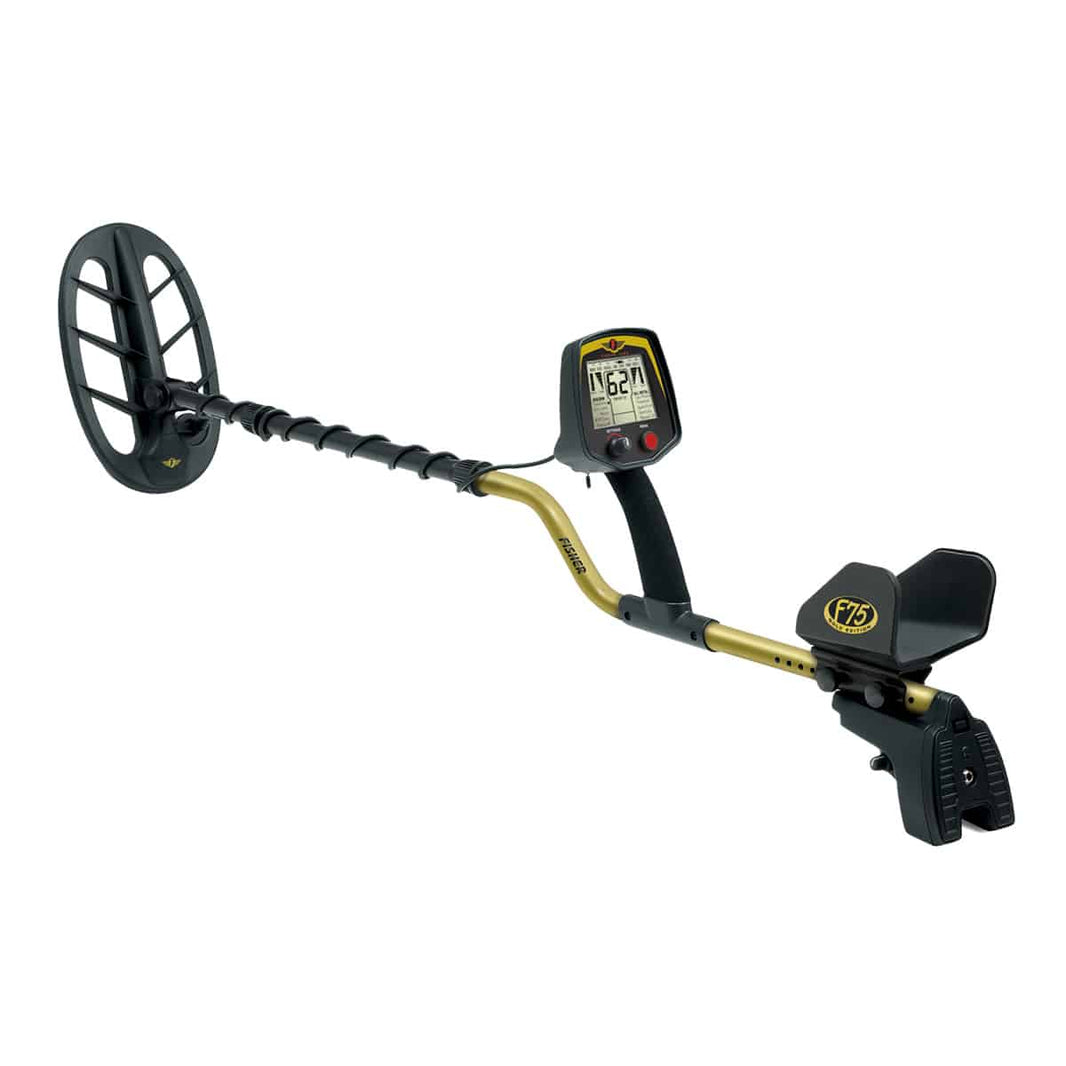 Fisher F75 Metal Detector with 11 in DD Waterproof Coil