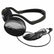 XP FX-03 wired headphones with black behind-the-head neckband and foldable ear cups on white background