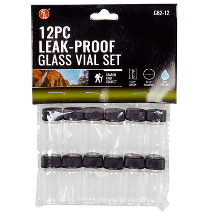 4ML Glass Vials (1-3/8", Outer Diameter: 9/16")