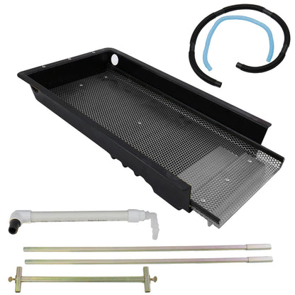 GoldCube Gold Banker turns your Gold Cube shovel-ready. Stainless 3/16" punch plate, nugget traps, topper, stand extensions, and 5 ft hose included.