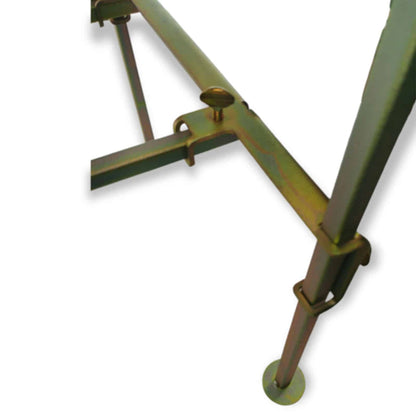 Gold Cube Universal Stand assembled and ready for mining equipment