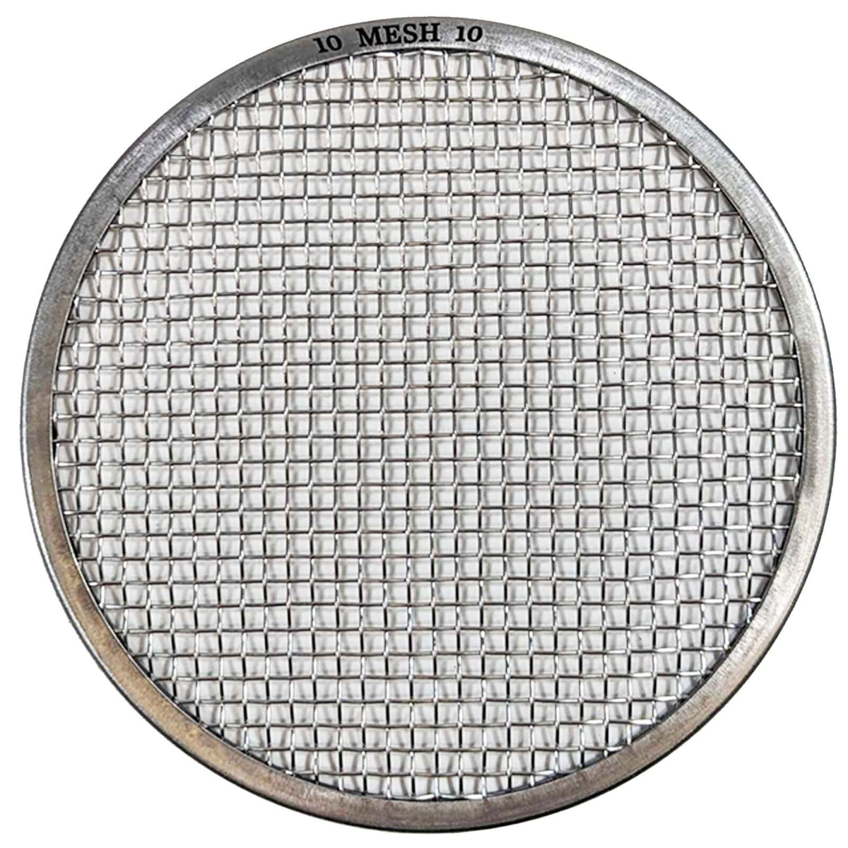 #10 Mesh stainless steel mesh classifier on white background