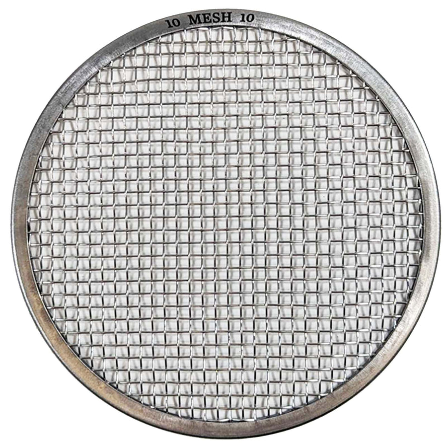 #10 Mesh stainless steel mesh classifier on white background
