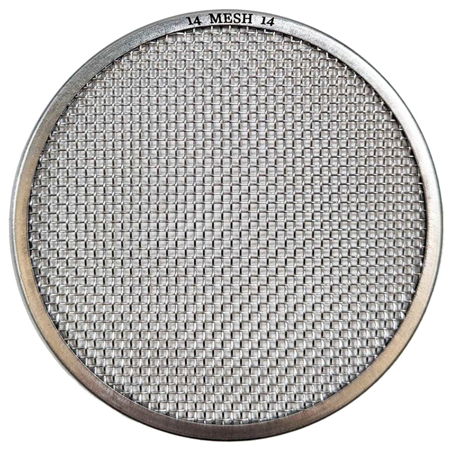 #14 Mesh stainless steel mesh classifier on white background