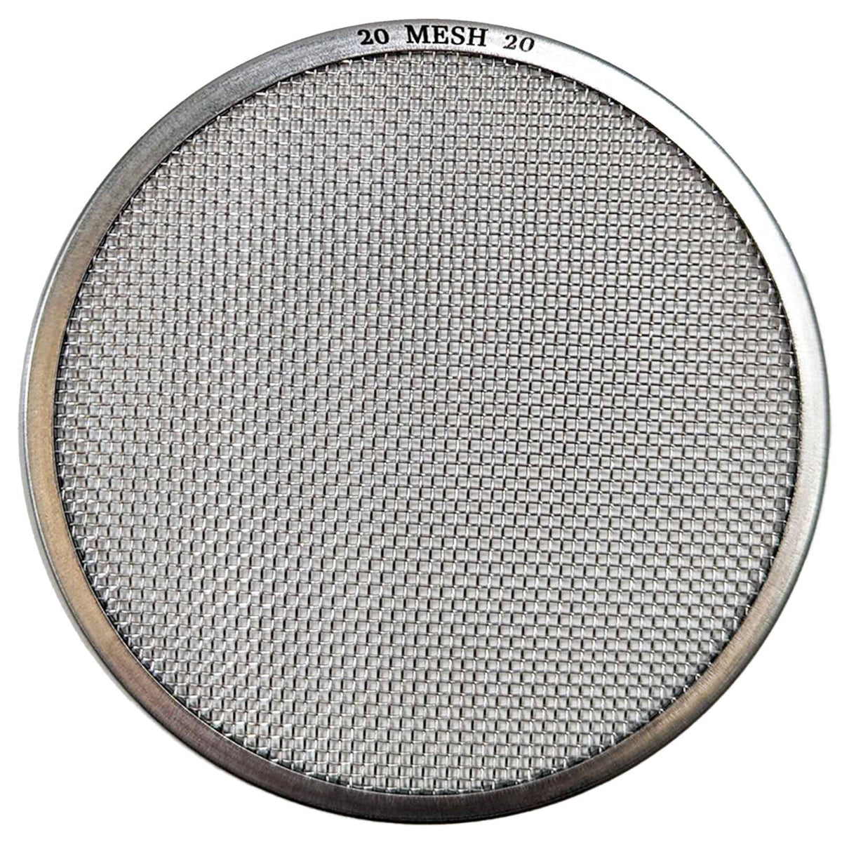 #20 Mesh stainless steel mesh classifier on white background