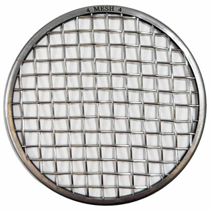 #4 Mesh stainless steel mesh classifier on white background