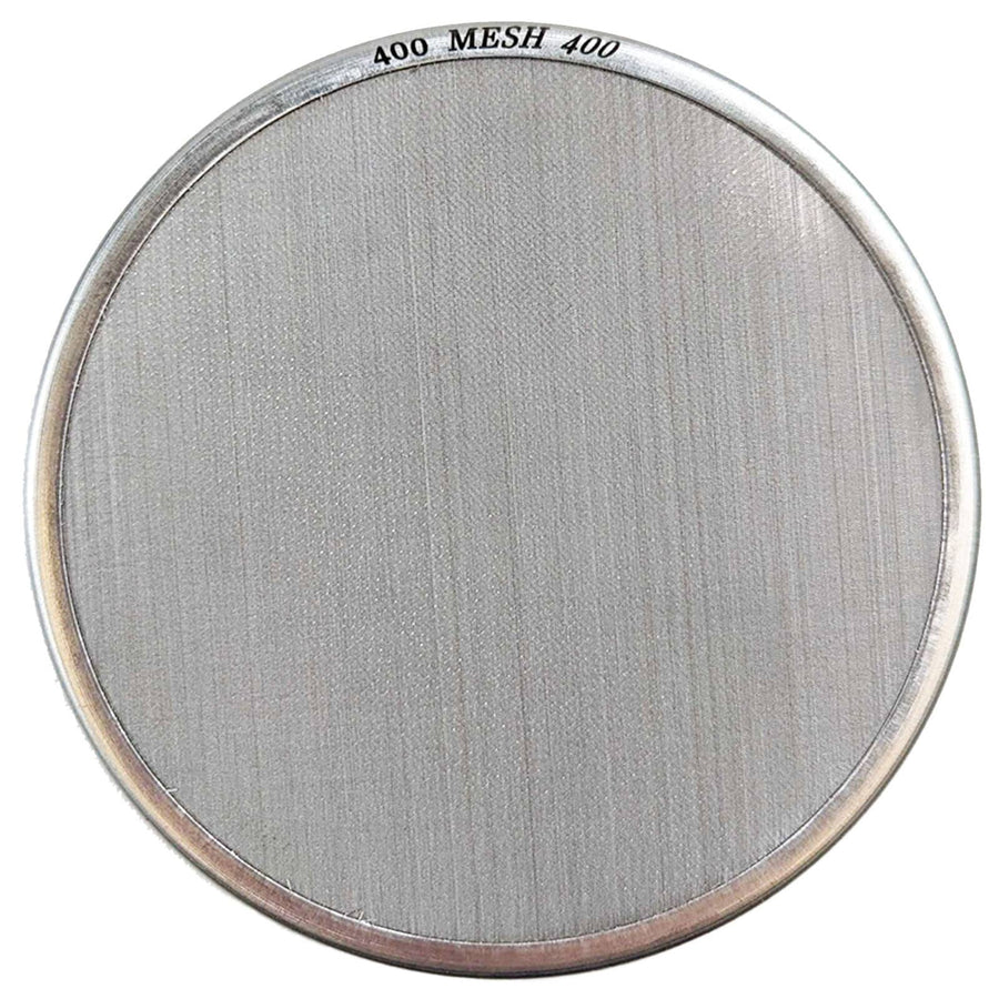 #400 Mesh stainless steel mesh classifier on white background