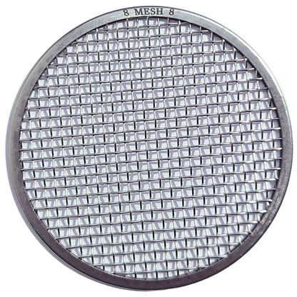 #8 Mesh stainless steel mesh classifier on white background