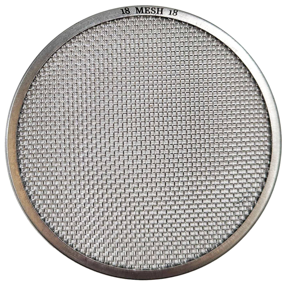 #18 Mesh stainless steel mesh classifier on white background