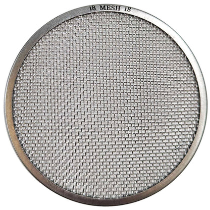 #18 Mesh stainless steel mesh classifier on white background