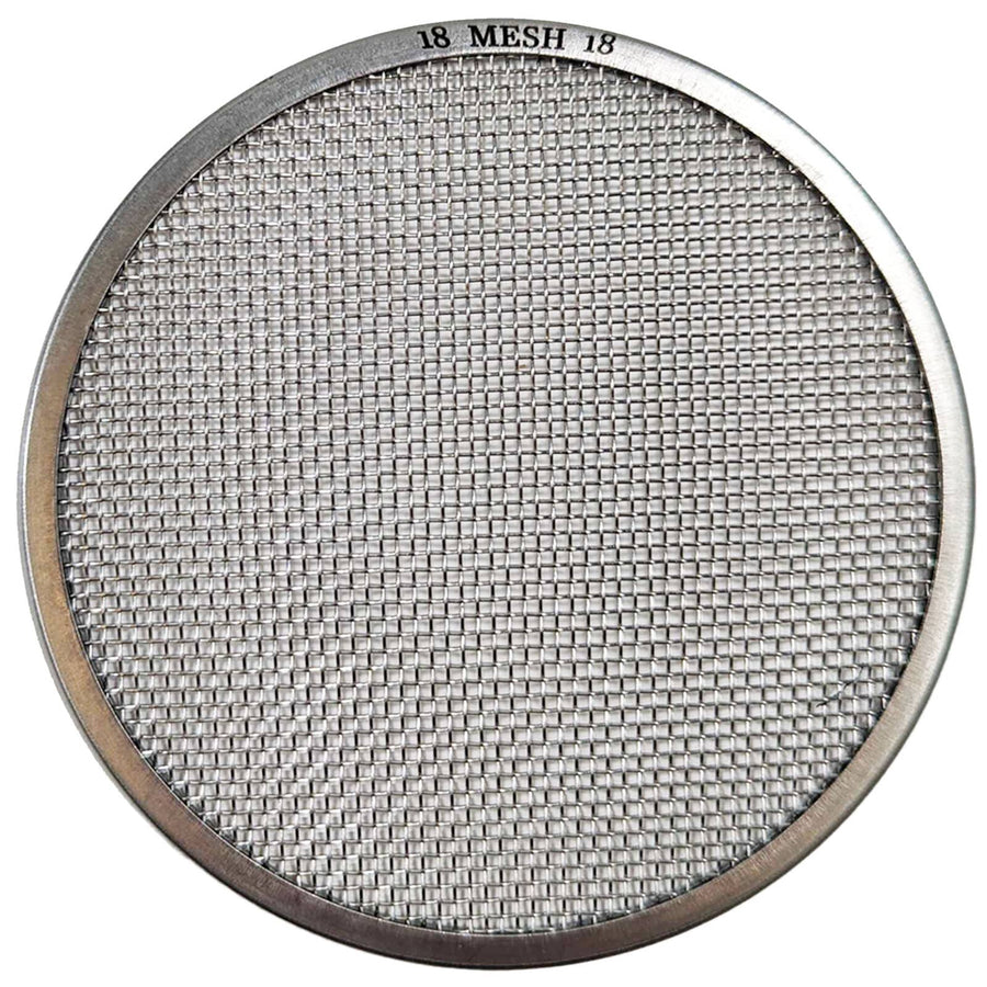 #18 Mesh stainless steel mesh classifier on white background