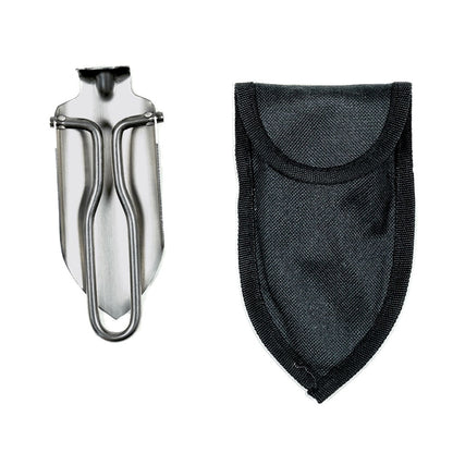 Gold Claw Stainless Steel Folding Shovel with Case