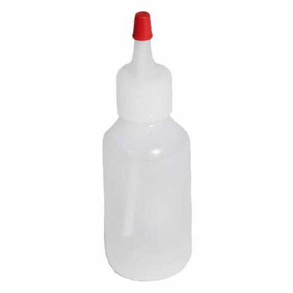 Gold Claw Guzzler snuffer bottle with squeeze bulb and tapered tip for gold prospecting