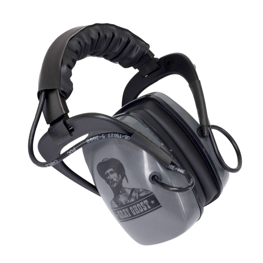 Gray Ghost wireless headphones dual charger station for headphones and transmitter