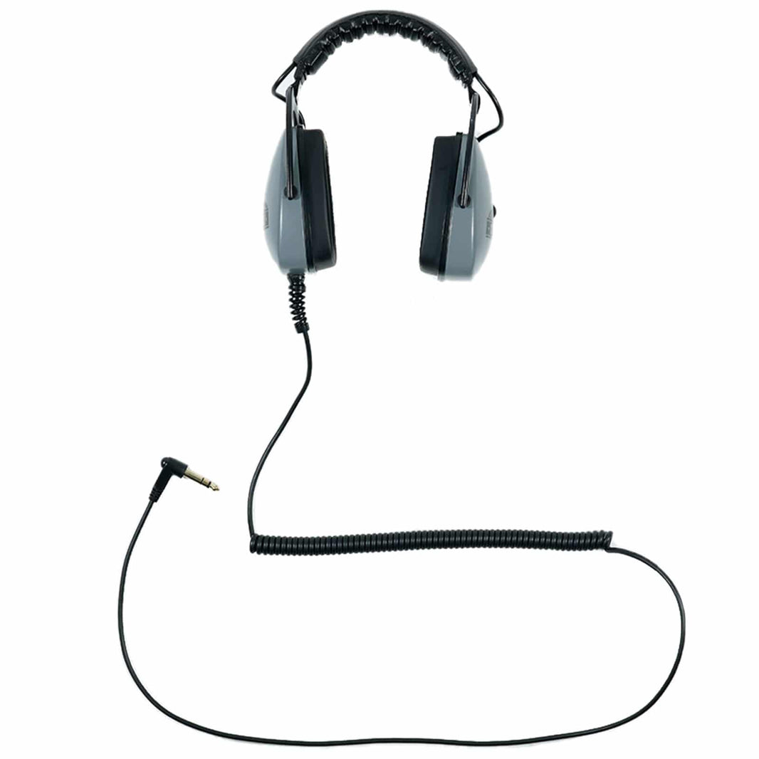 Gray Ghost Deep Woods headphones showing foldable design and padded headband