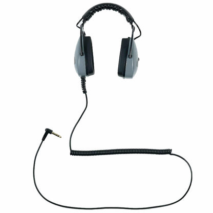 Gray Ghost Deep Woods headphones showing foldable design and padded headband