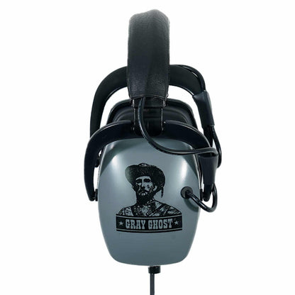 Gray Ghost Deep Woods Platinum headphones 1/4 inch angle connector and strain relief