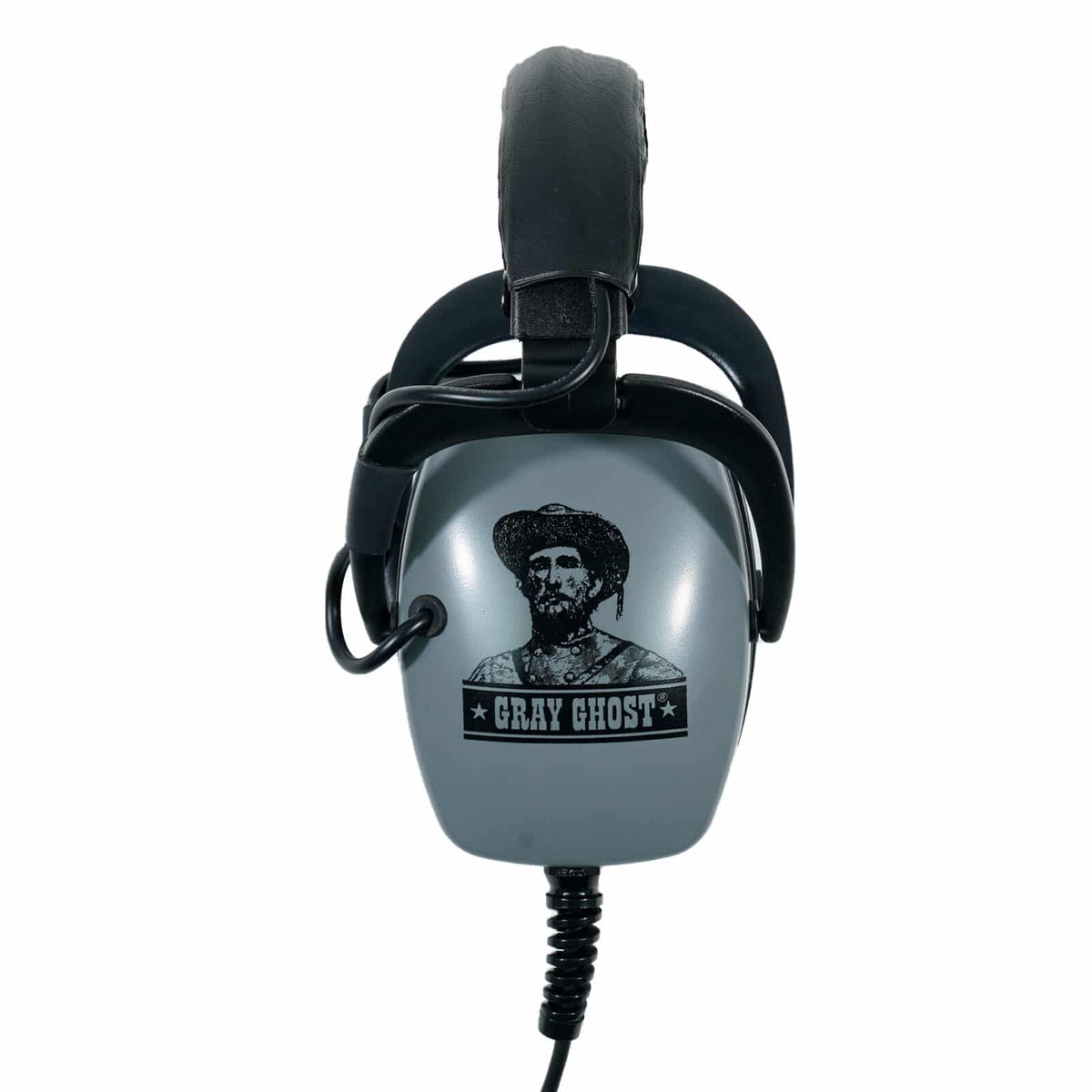 DetectorPro headphones interior controls and compatibility switches inside ear cup