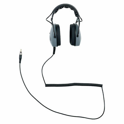 Gray Ghost Deep Woods headphones showing foldable over-ear design and padded headband