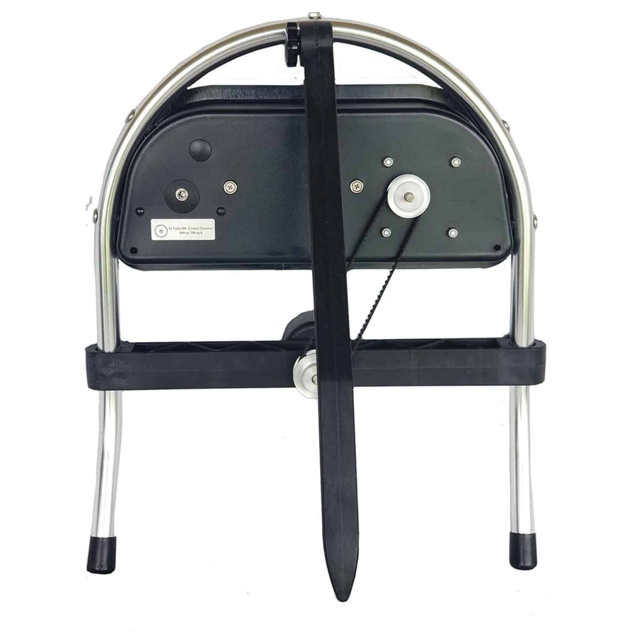 Gold Magic 12-U motor and drive assembly behind the spiral pan