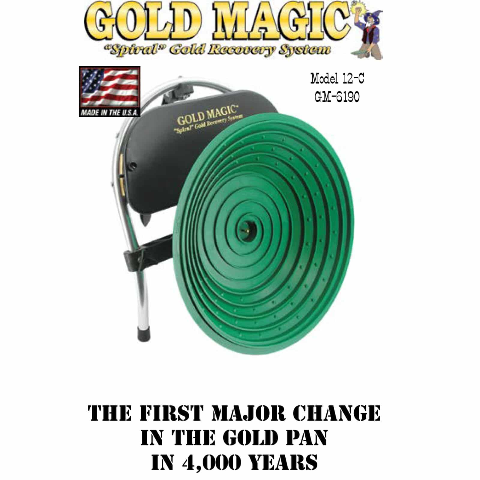 Gold Magic 12-C Spiral Panning Machine Instruction Manual Digital