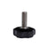 Close-up view of Gold Magic spiral machine third leg adjustment knob threading