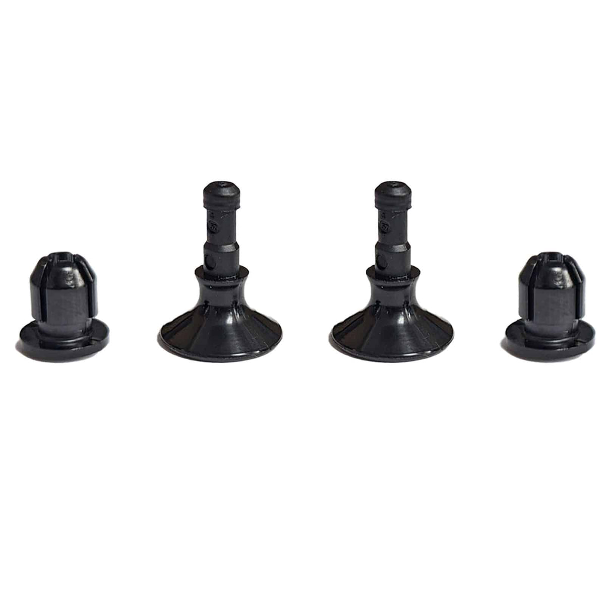 Gold Magic control box lid latches showing plunger and latch components
