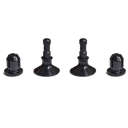 Gold Magic control box lid latches showing plunger and latch components