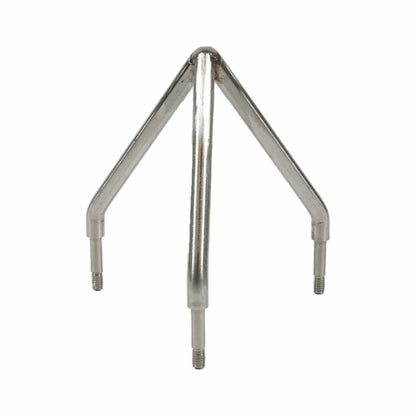 XP Defragmenter stainless steel tool with three prongs for breaking compacted material in Batea gold pan