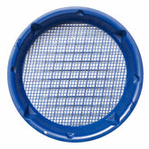 XP 15-inch classifier pan with 5mm mesh screen and blue molded plastic construction for gold prospecting