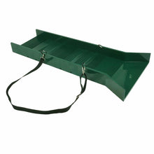 30" Lightweight Green Sluice Box with Shoulder Strap and 2 Carabineers