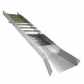 TerraX Folding Aluminum Sluice Box with Miner’s Moss & Carpet – Tool-Free Setup
