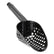 Black plastic sand scoop for metal detecting and treasure hunting
