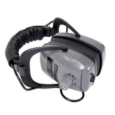 Gray Ghost headphones transmitter unit with charging port and power button